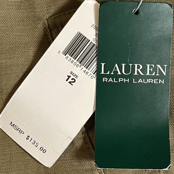 Ralph Lauren black label Olive khaki skirt 12 NWT - Picture 9 of 12